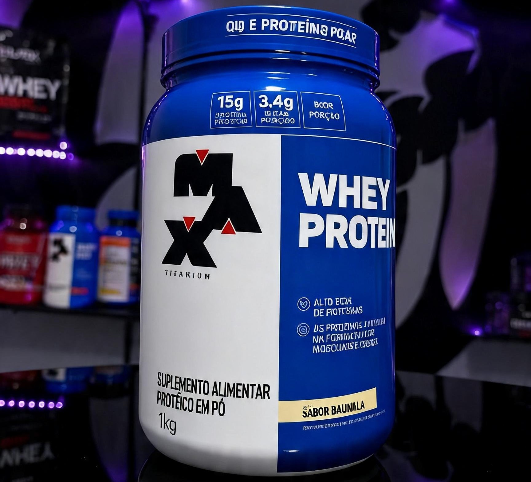 Whey Protein Pro Max Titanium - frente